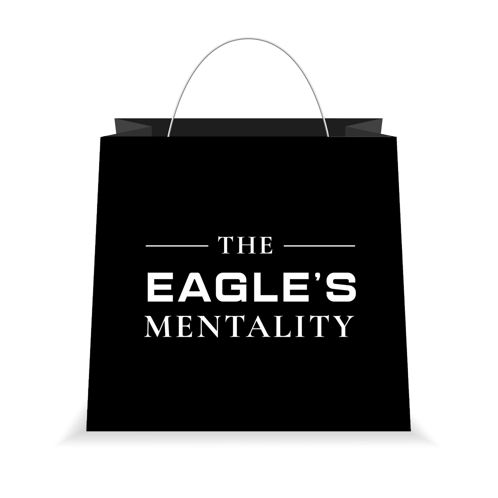 The Eagle's Mentality branded bag